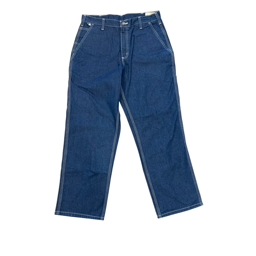 Carhartt FR Mens Jeans 33x30 Dark Blue Flame Resistant Workwear HRC2 NWOT